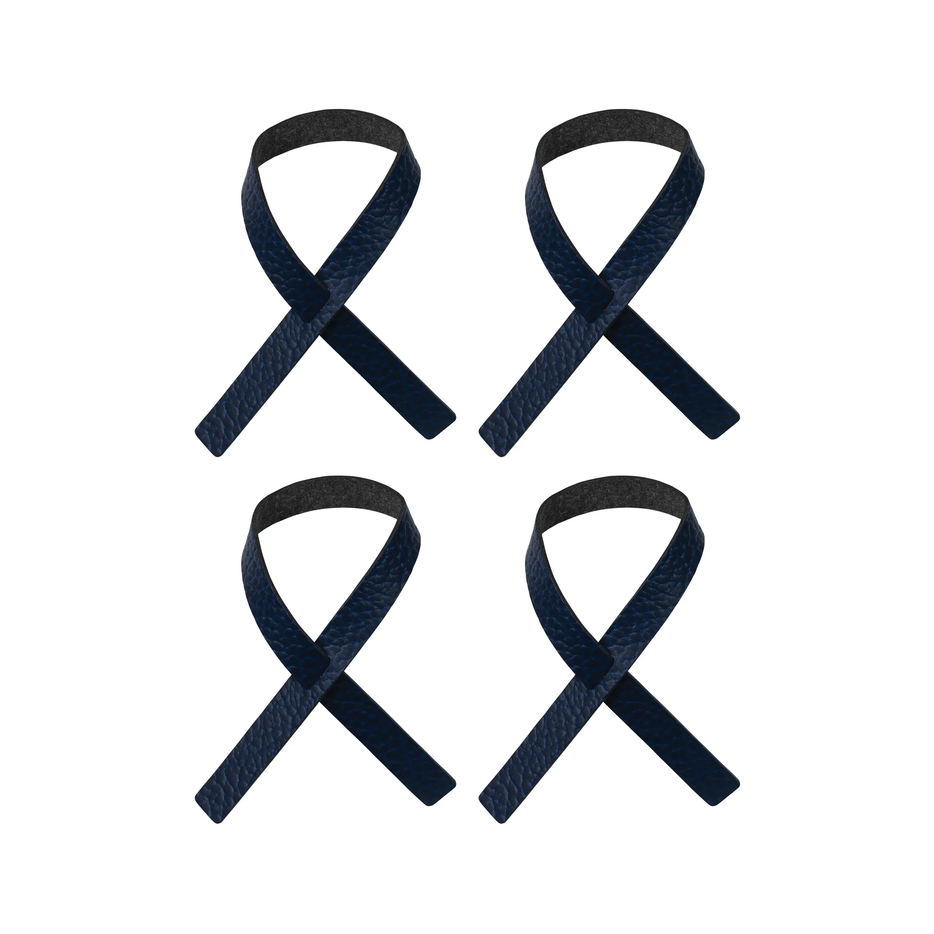 Loop Serviettenring 4er Pack, Marinblau LIND DNA