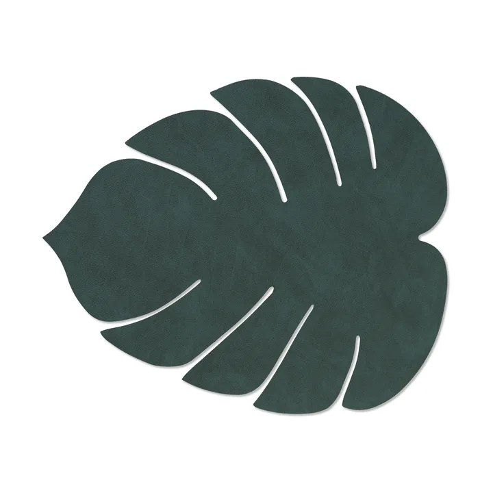 Monstera Leaf Nupo Platzdecke L - Dunkelgrün, 42x35 cm - LIND DNA