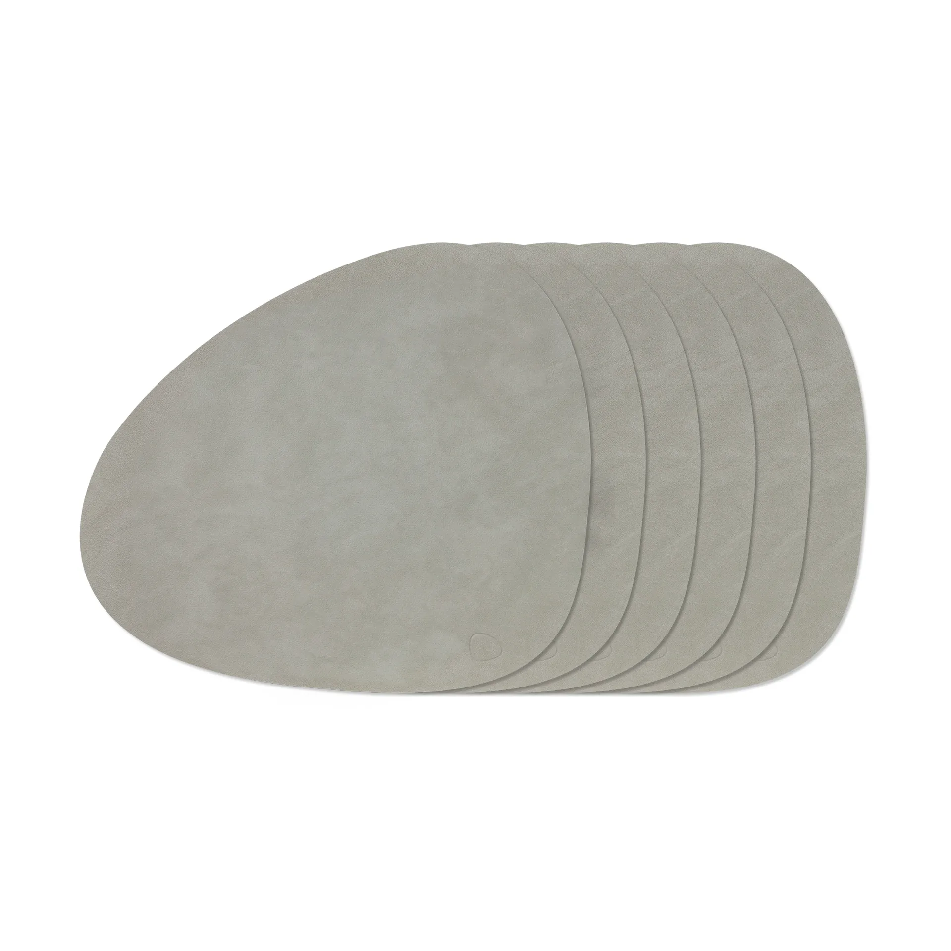 Nupo Curve Tischset, Hellgrau, 6er-Pack LIND DNA