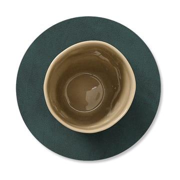 Nupo Glasuntersetzer circle doppelseitig 1 St. - Dark green-olive green - LIND DNA