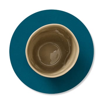 Nupo Glasuntersetzer circle doppelseitig 1 St. - Midnight blue-petrol - LIND DNA