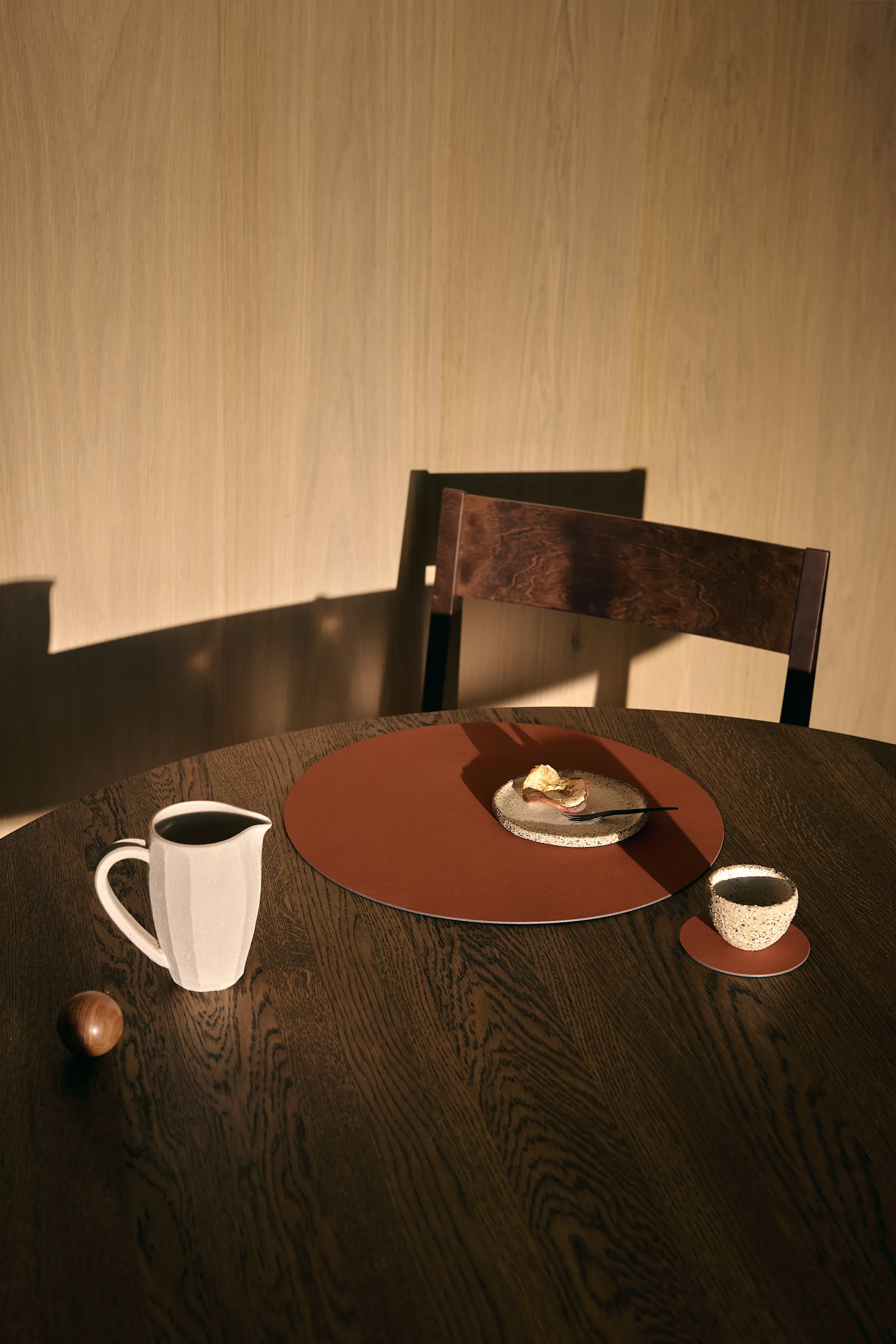 Nupo Glasuntersetzer circle, Rost LIND DNA