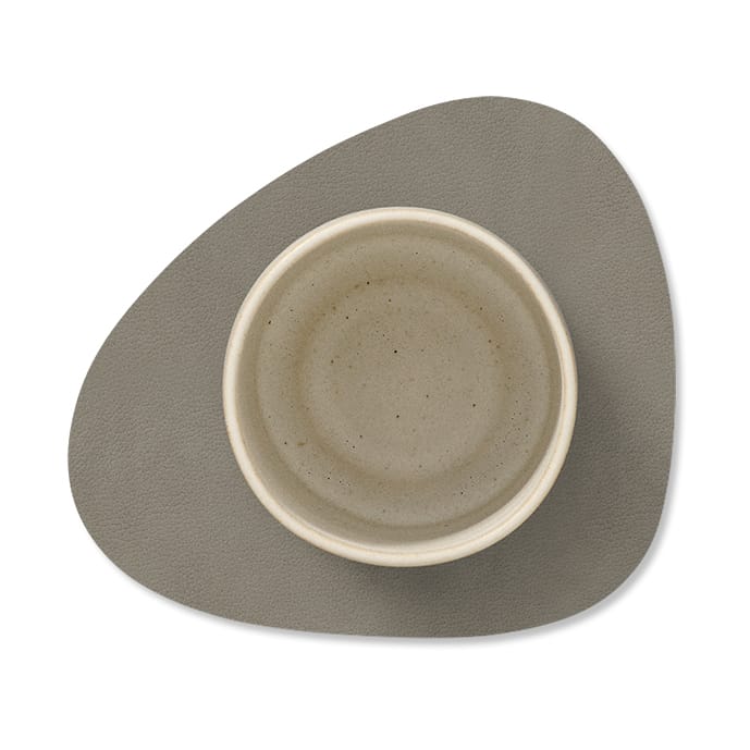 Nupo Glasuntersetzer curve, Flint grey LIND DNA