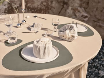 Nupo Glasuntersetzer curve - Flint grey - LIND DNA