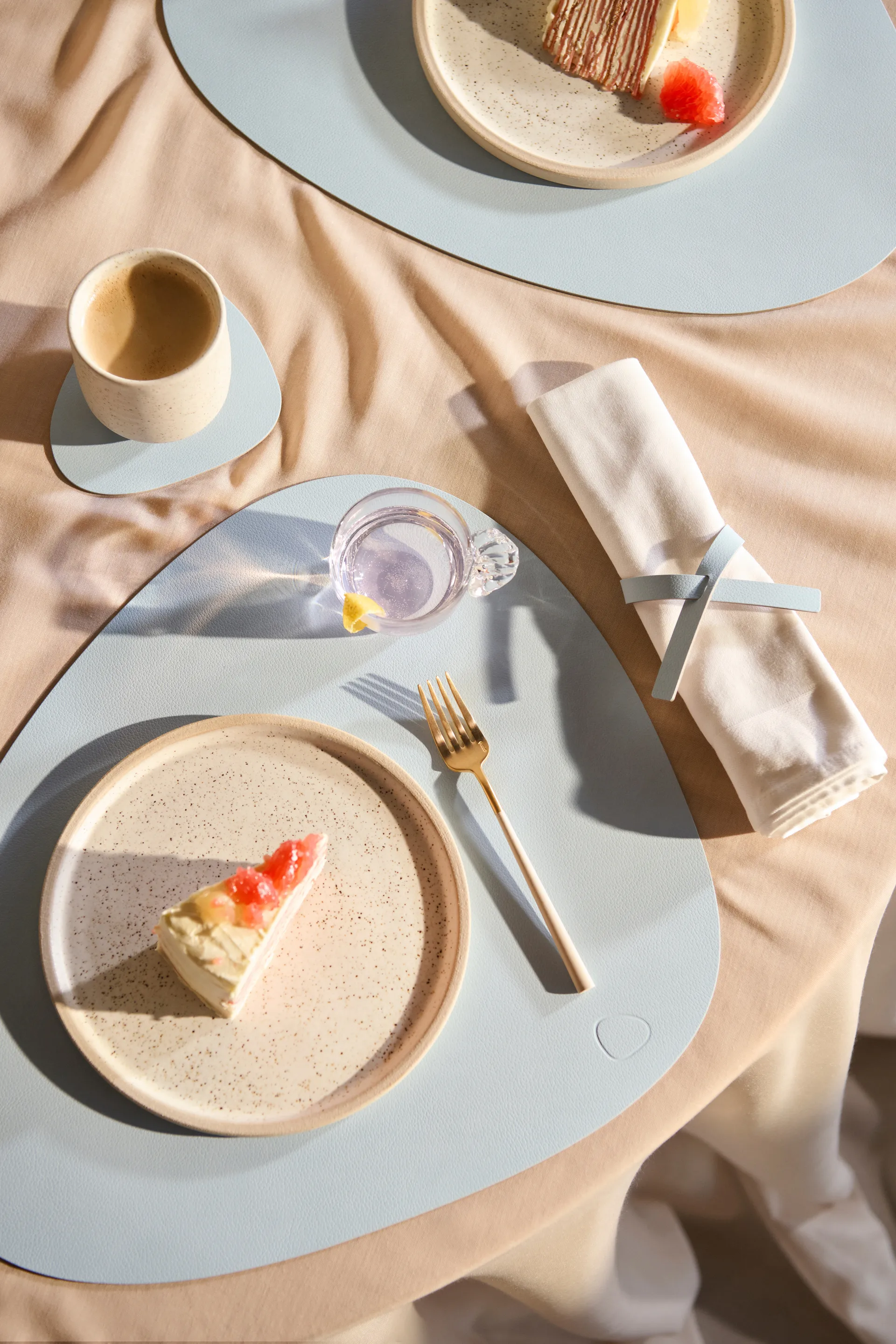 Nupo Glasuntersetzer curve, Soft sky LIND DNA