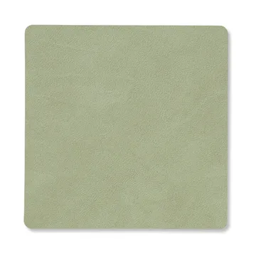 Nupo Glasuntersetzer square doppelseitig 1 St. - Dark green-olive green - LIND DNA