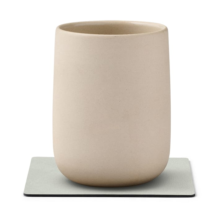 Nupo Glasuntersetzer square, Metallic (stengrau) LIND DNA