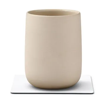 Nupo Glasuntersetzer square - Pure white - LIND DNA