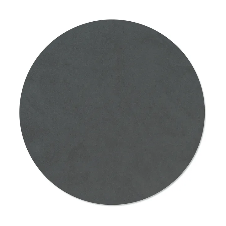 Nupo Tischset - Anthracite, circle, L, Ø38 cm - LIND DNA