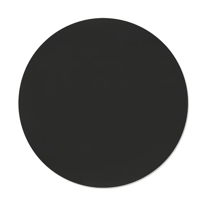 Nupo Tischset - Black ink, circle, L, Ø38 cm - LIND DNA