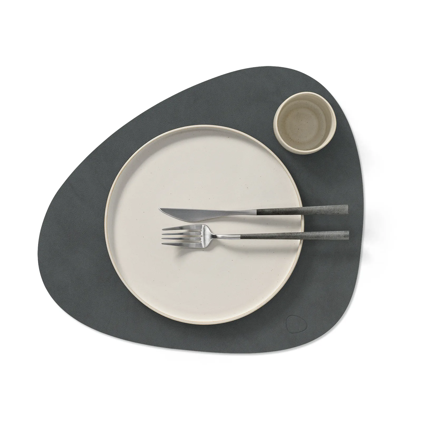 Nupo Tischset curve L, Anthrazitgrau LIND DNA