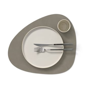 Nupo Tischset curve L - Flint grey - LIND DNA