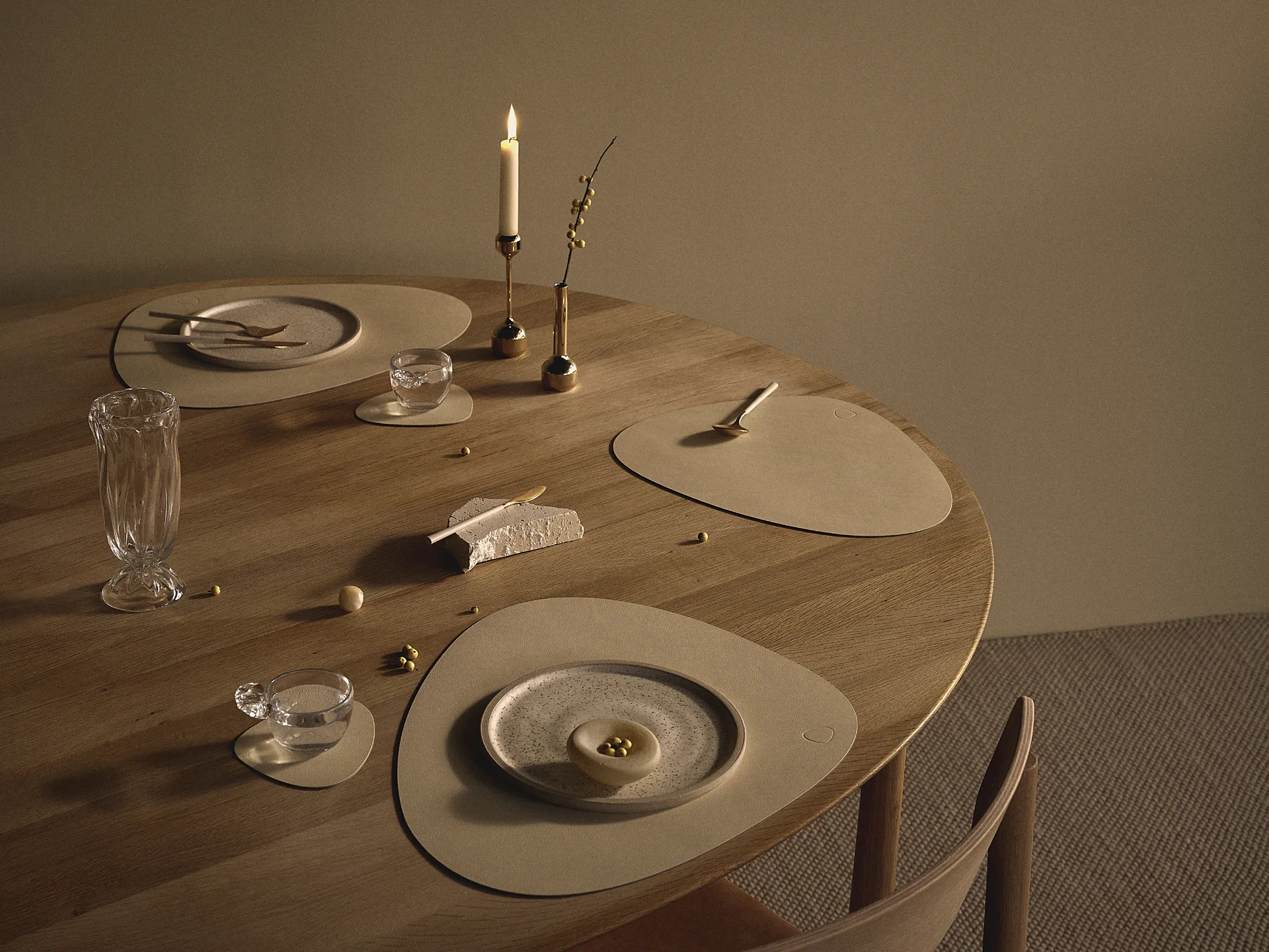 Nupo Tischset curve L, Vanilla LIND DNA