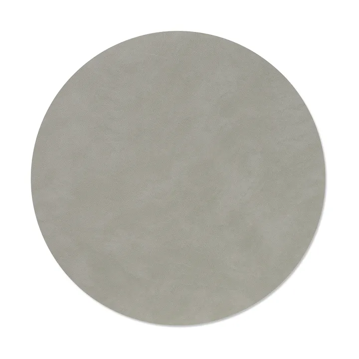 Nupo Tischset - Light grey, circle, L, Ø38 cm - LIND DNA