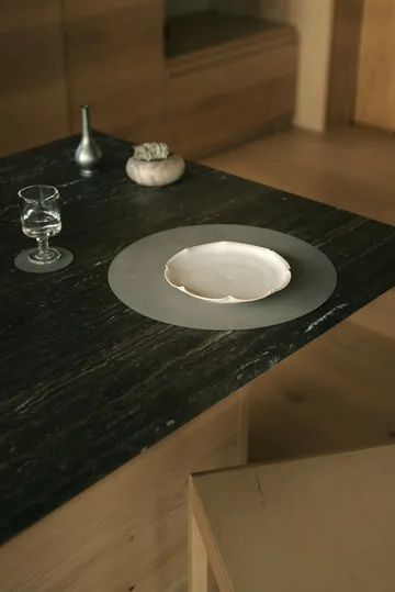 Nupo Tischset - Light grey, circle, L - LIND DNA