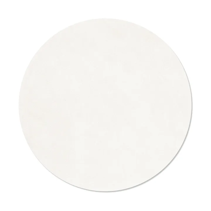 Nupo Tischset - Pure white, circle, L, Ø38 cm - LIND DNA