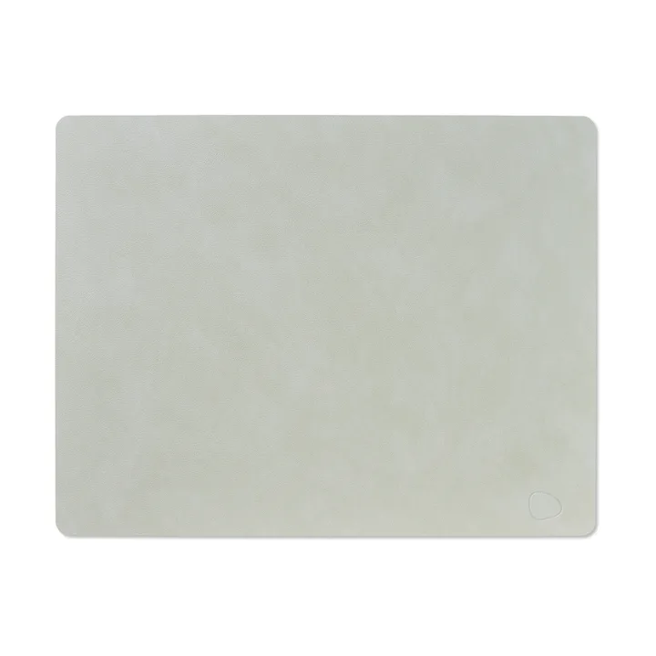 Nupo Tischset square L - Metallic (stengrau), 45x35 cm - LIND DNA