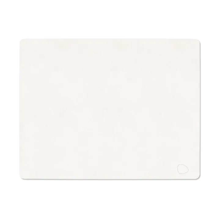 Nupo Tischset square L - Pure white, 45x35 cm - LIND DNA