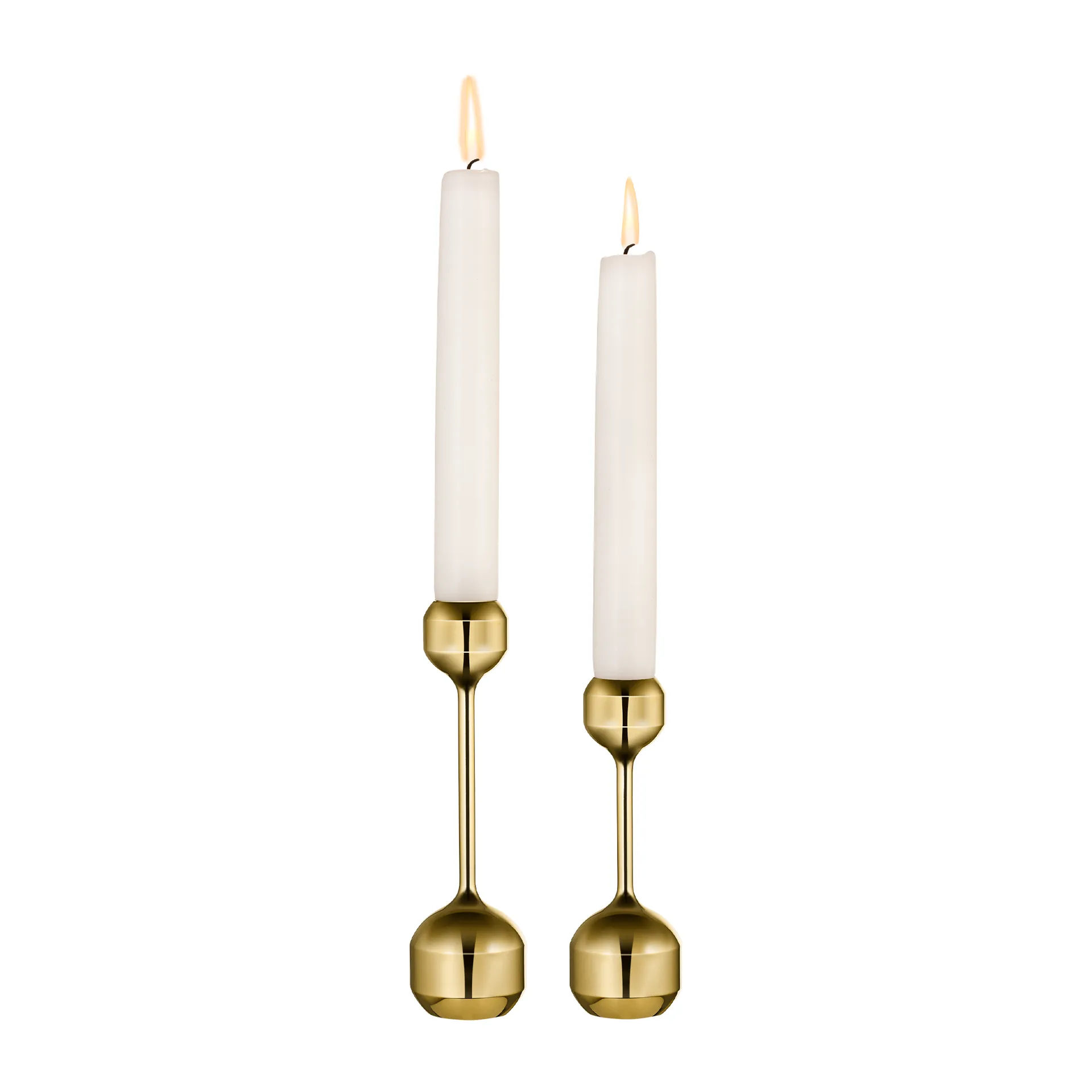 Silhouette Kerzenhalter 2 Teile, Gold LIND DNA