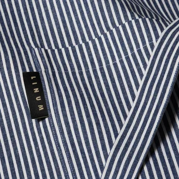 Emma Schürze - Indigoblau - Linum