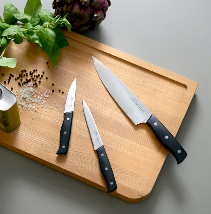 Lion Sabatier Austral Messerset 3-teilig, Stahl-schwarz Lion Sabatier