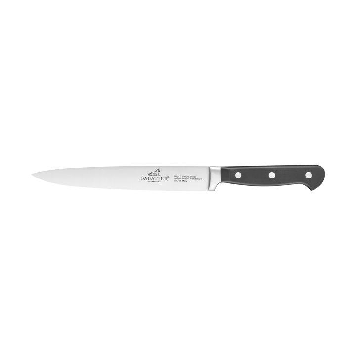 Pluton Tranchiermesser 20 cm, Stahl-schwarz Lion Sabatier