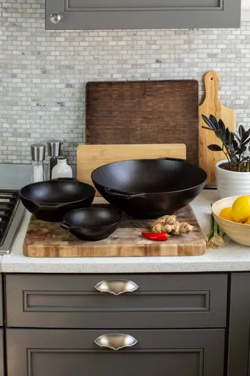 Chef collection Wokpfanne - Ø32 cm - Lodge