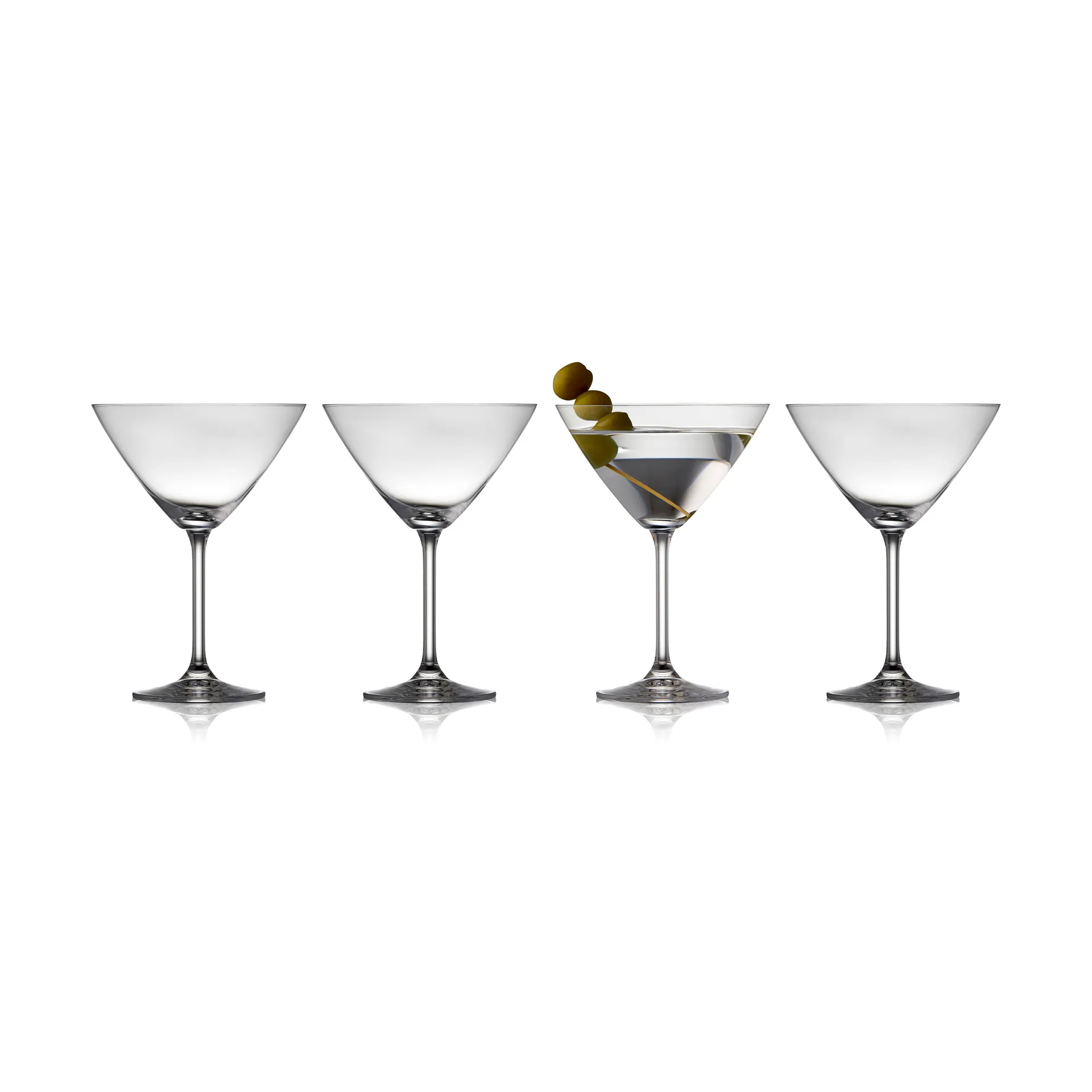 Juvel Martiniglas 28 cl 4er Pack, Kristall Lyngby Glas