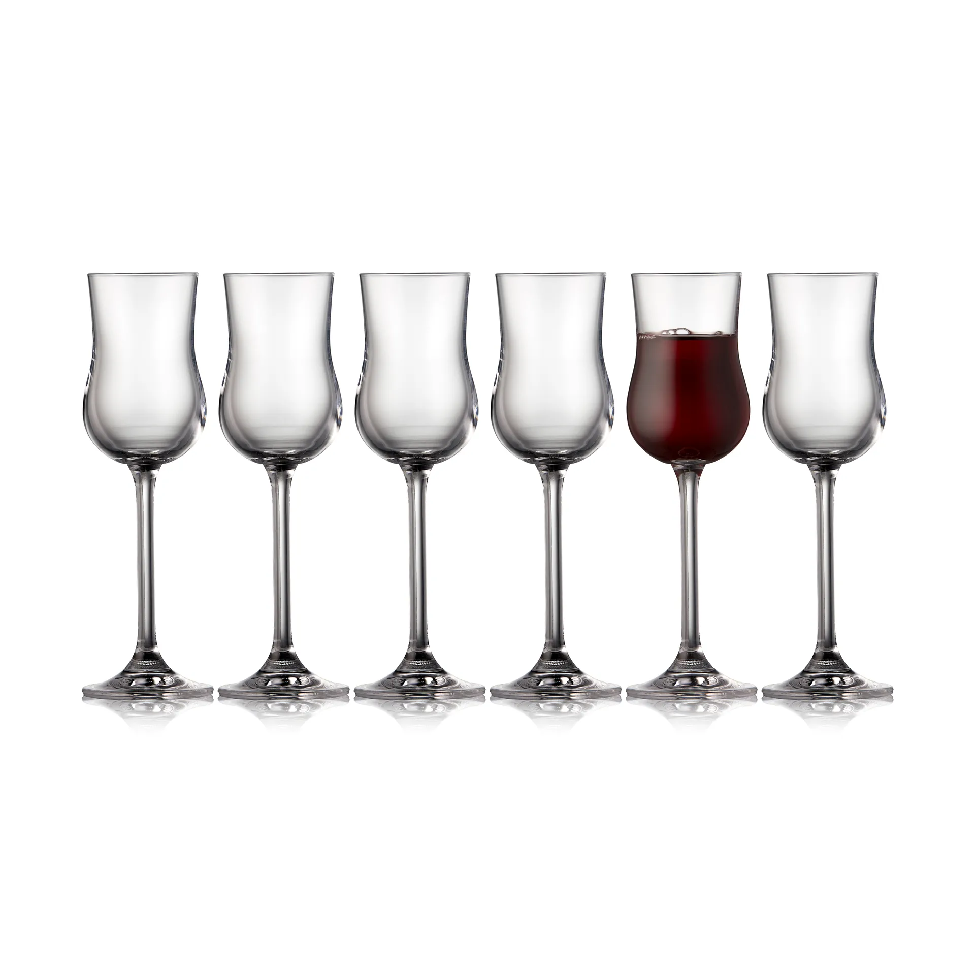 Juvel Portweinglas 9 cl 6er Pack, Kristall Lyngby Glas