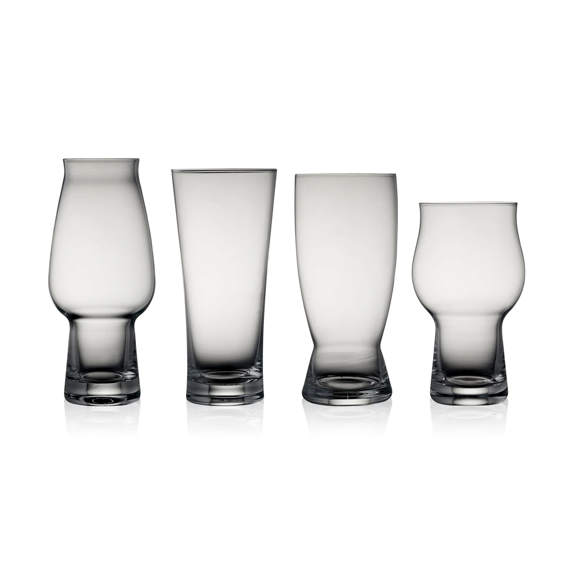 Lyngby Glas Bierglas-Set 4 Teile, Kristall Lyngby Glas