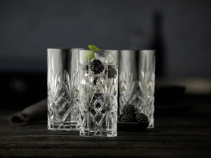 Melodia Highball-Glas 36 cl 6er Pack, Kristall Lyngby Glas