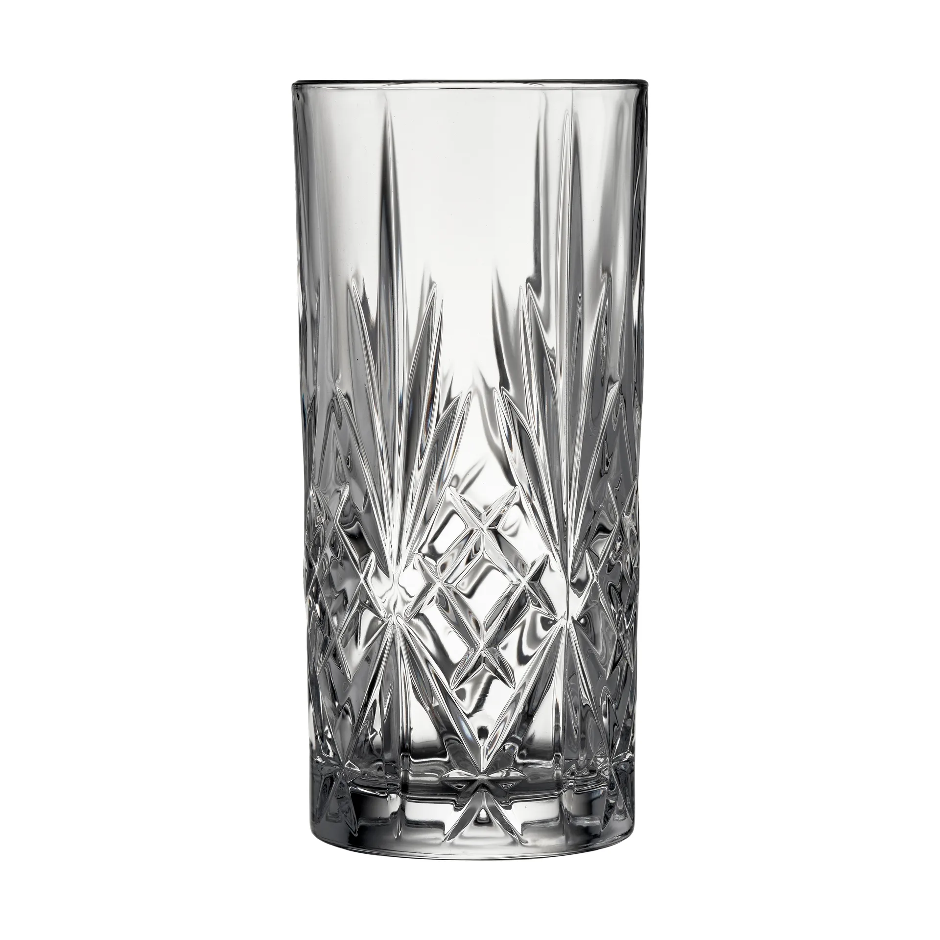 Melodia Kanne und Highball-Glas 7 Teile, Kristall Lyngby Glas