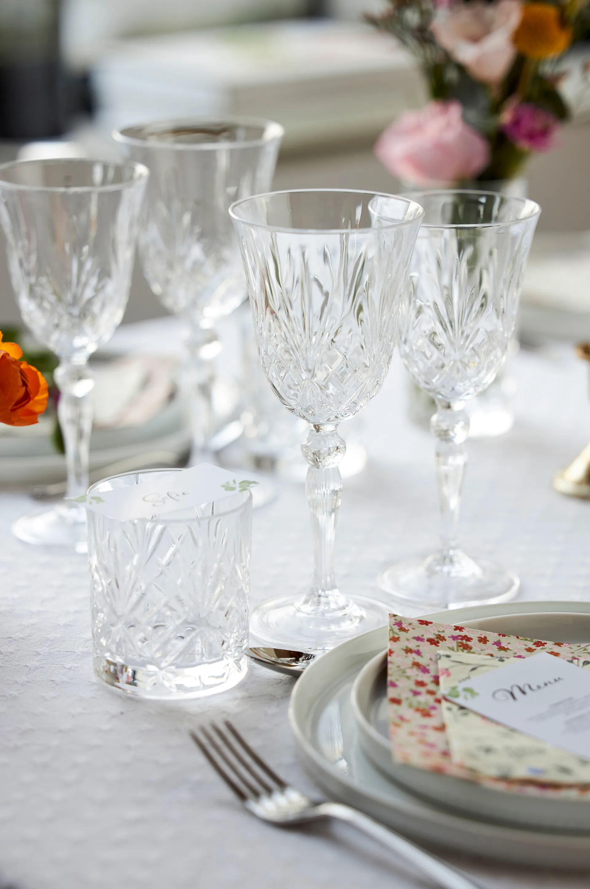 Melodia Rotweinglas 27 cl 4er Pack, Kristall Lyngby Glas