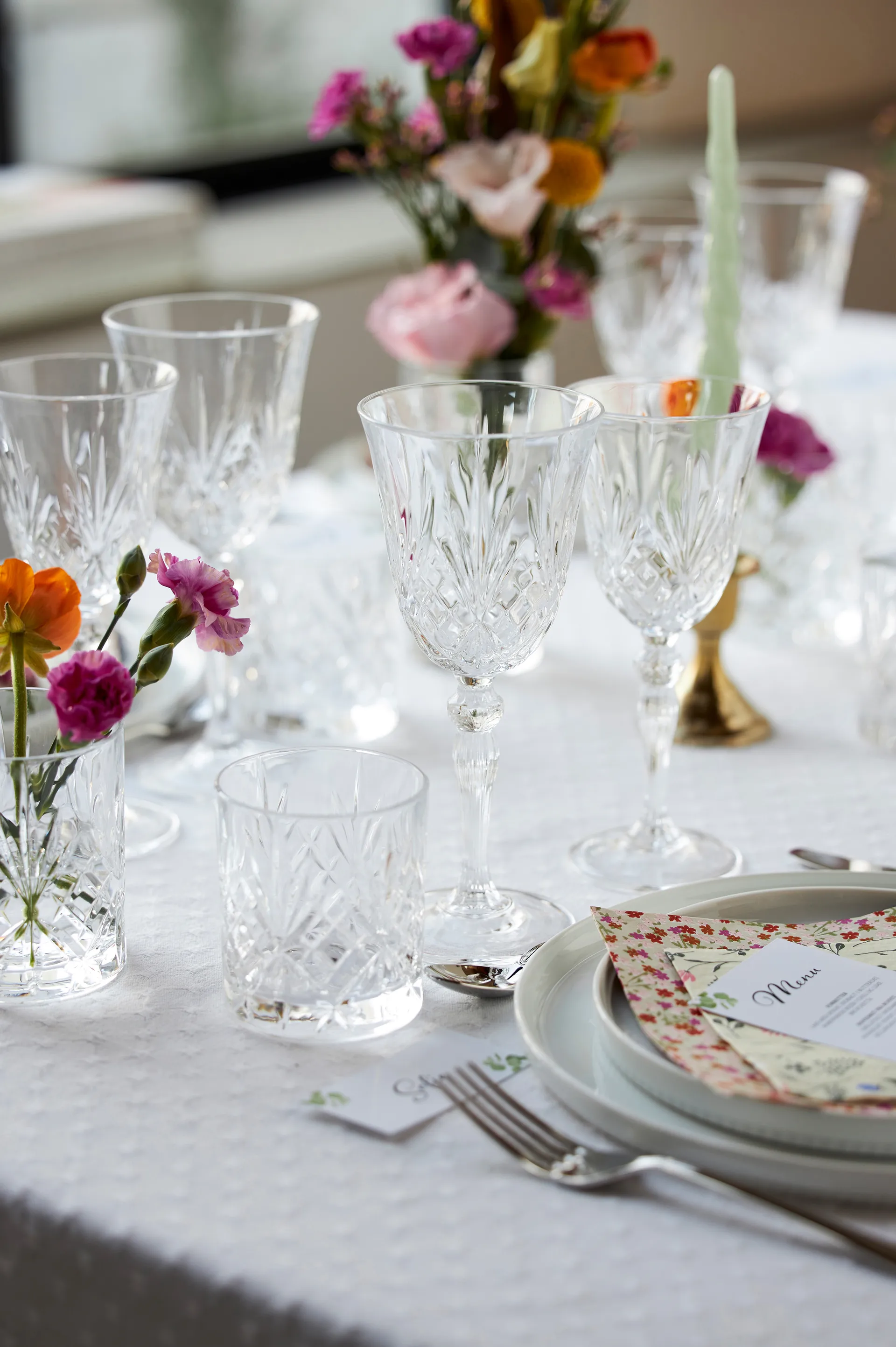 Melodia Weißweinglas 21 cl 4er Pack, Kristall Lyngby Glas