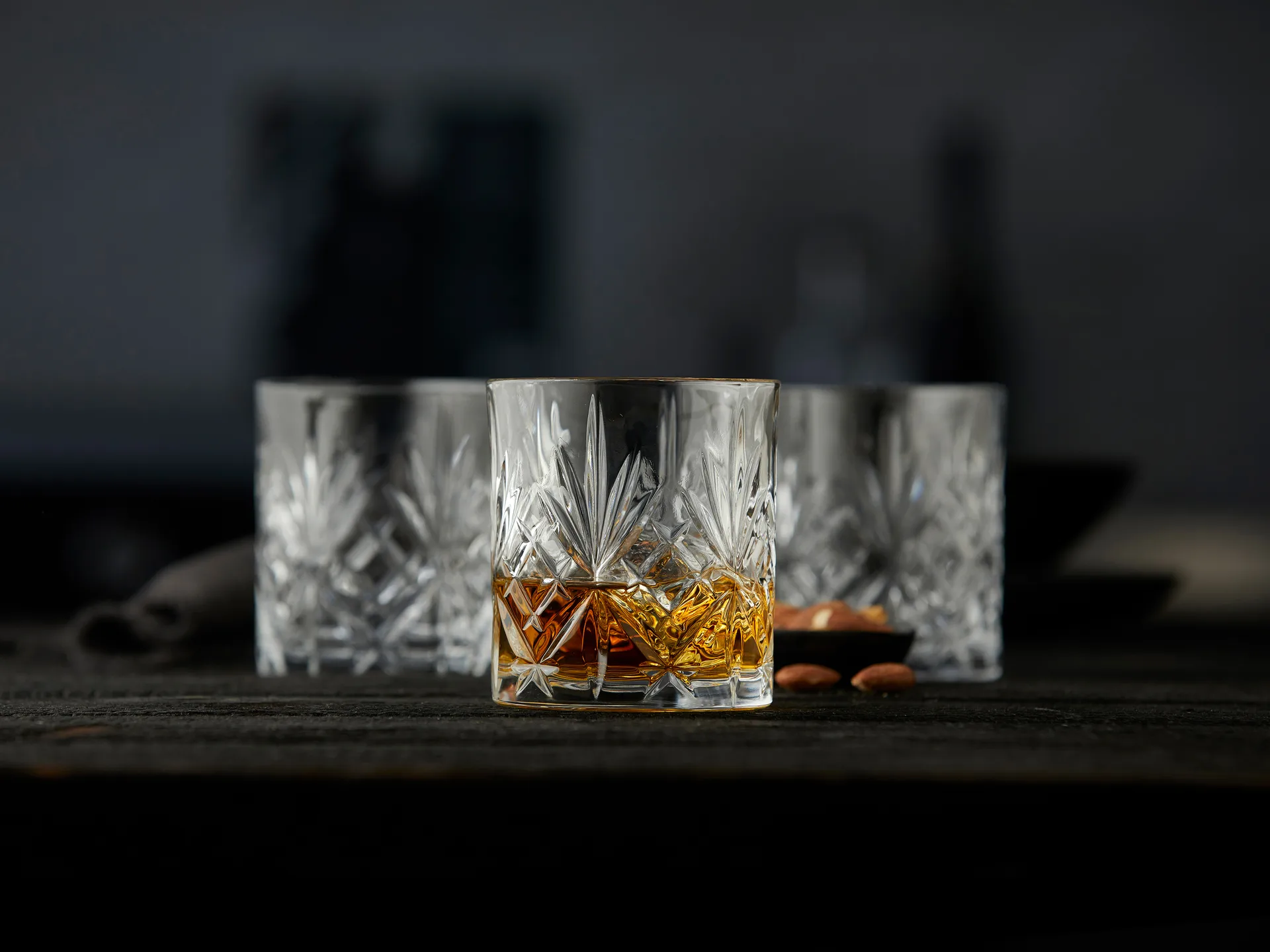 Melodia Whiskeyglas 31 cl 6er Pack, Kristall Lyngby Glas