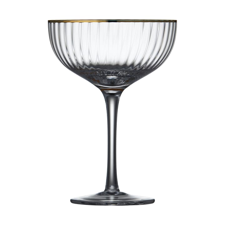 Palermo Gold Cocktailglas 31,5 cl 4er Pack, Klar-gold Lyngby Glas