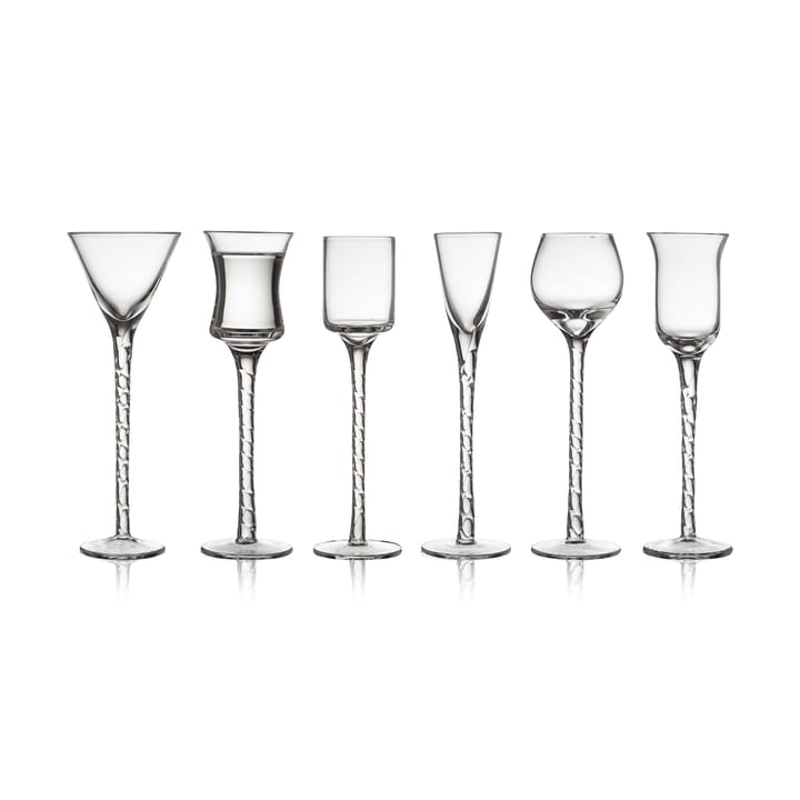 Rom Schnapsglas 2,5-5 cl 6 Teile, Klar Lyngby Glas