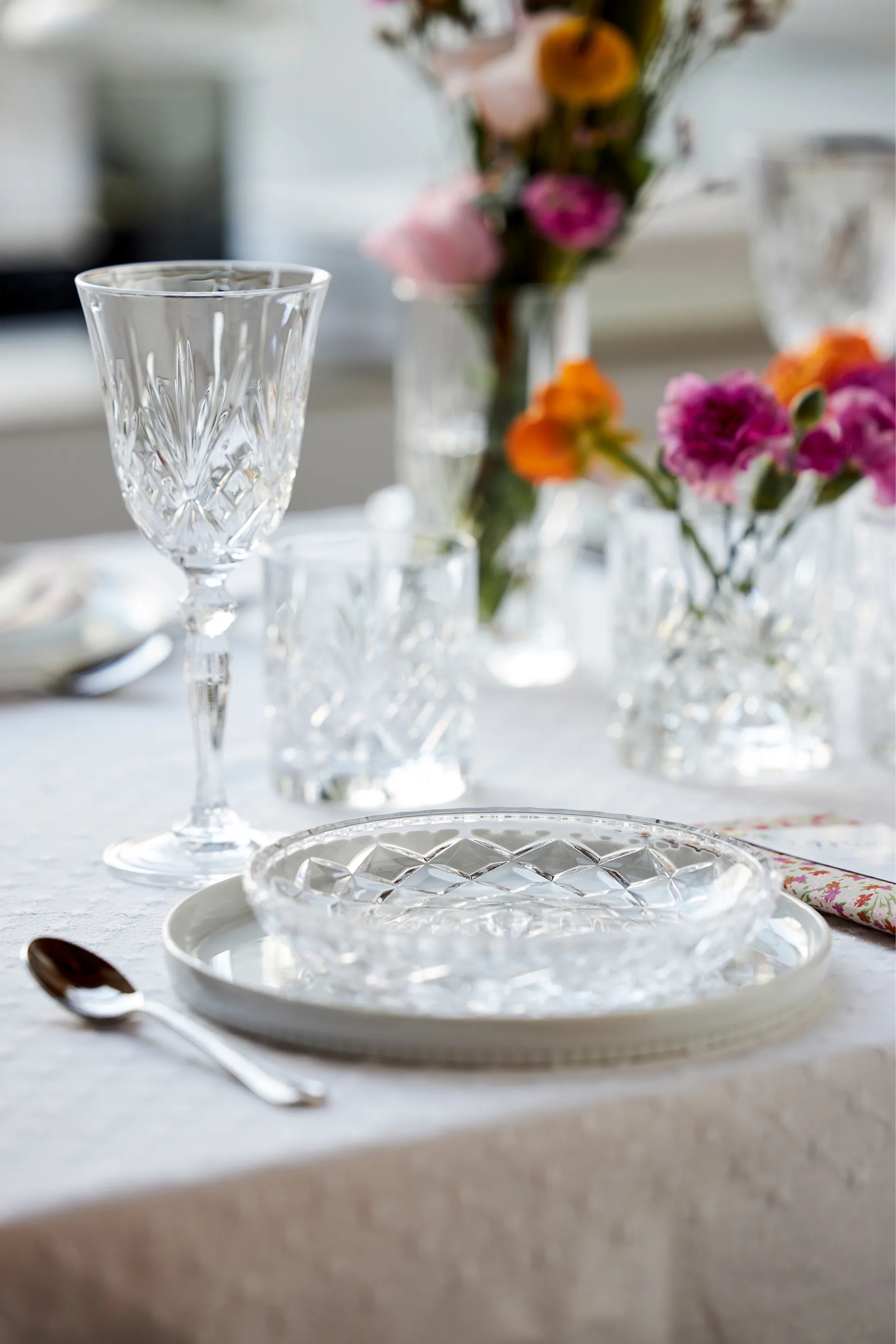 Sorrento kleiner Teller Ø16cm 6er Pack, Klar Lyngby Glas