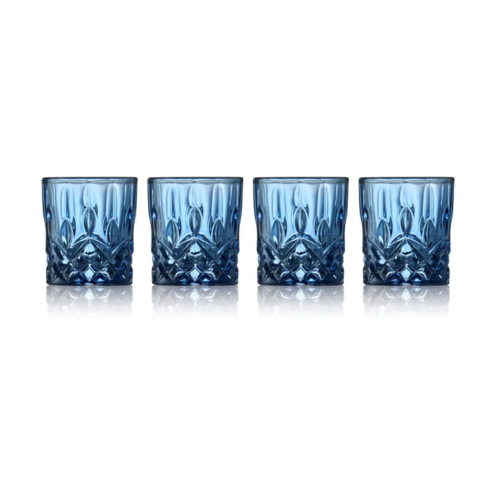 Sorrento Schnapsglas 4 cl 4er-Pack - Blau - Lyngby Glas