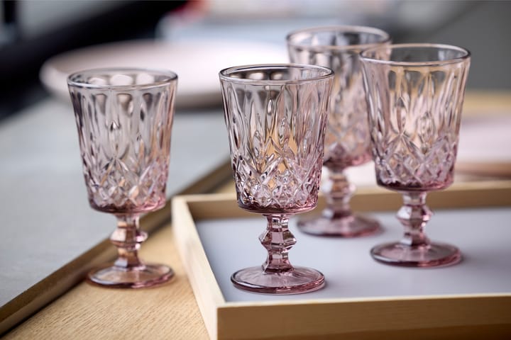 Sorrento Weinglas 29 cl 4er-Pack, Pink Lyngby Glas