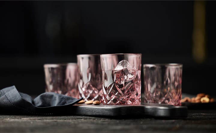 Sorrento Whiskeyglas 32 cl 4er Pack, Pink Lyngby Glas
