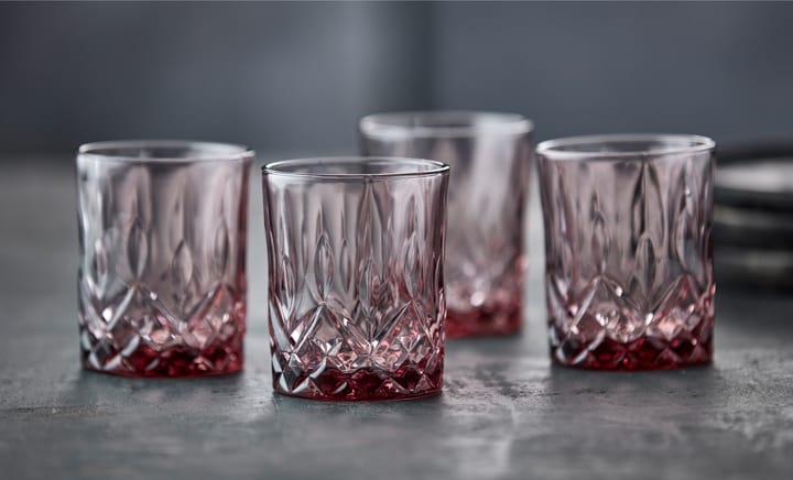 Sorrento Whiskeyglas 32 cl 4er Pack, Pink Lyngby Glas