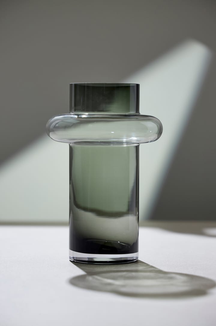 Tube Vase Glas 20cm, Smoke Lyngby Glas