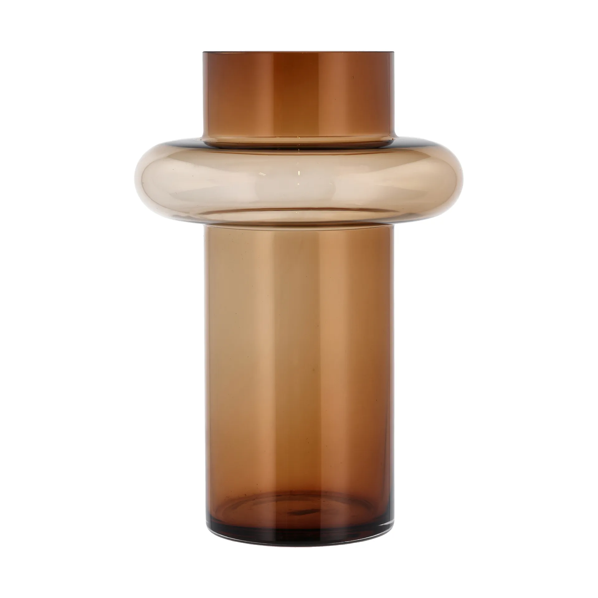 Tube Vase Glas 30cm, Amber Lyngby Glas