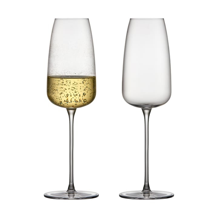 Veneto Champagnerglas 36 cl 2er Pack, Clear Lyngby Glas