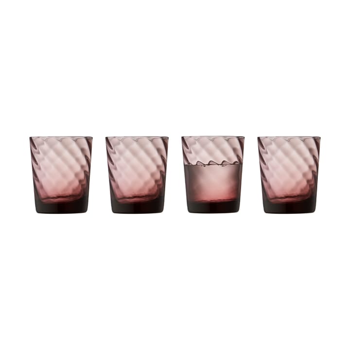 Vienna Wasserglas 30 cl 4er Pack, Pink Lyngby Glas