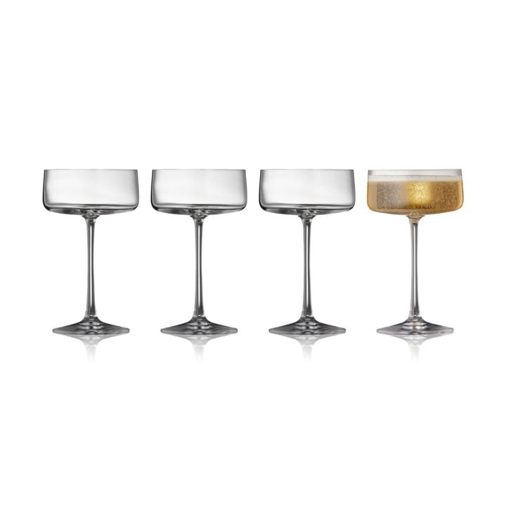 Zero Champagnerglas coupe 26 cl 4er Pack, Kristall Lyngby Glas