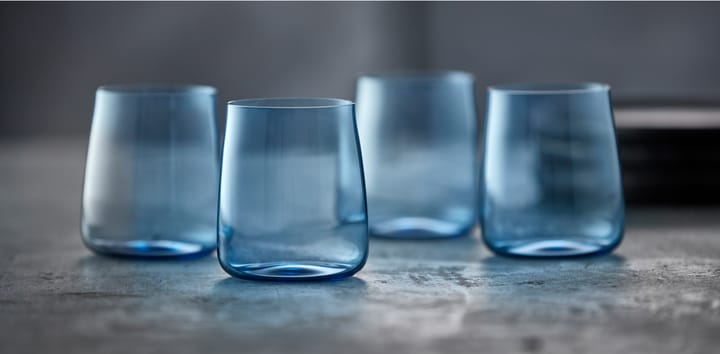 Zero Wasserglas 42 cl 6er Pack, Blue Lyngby Glas
