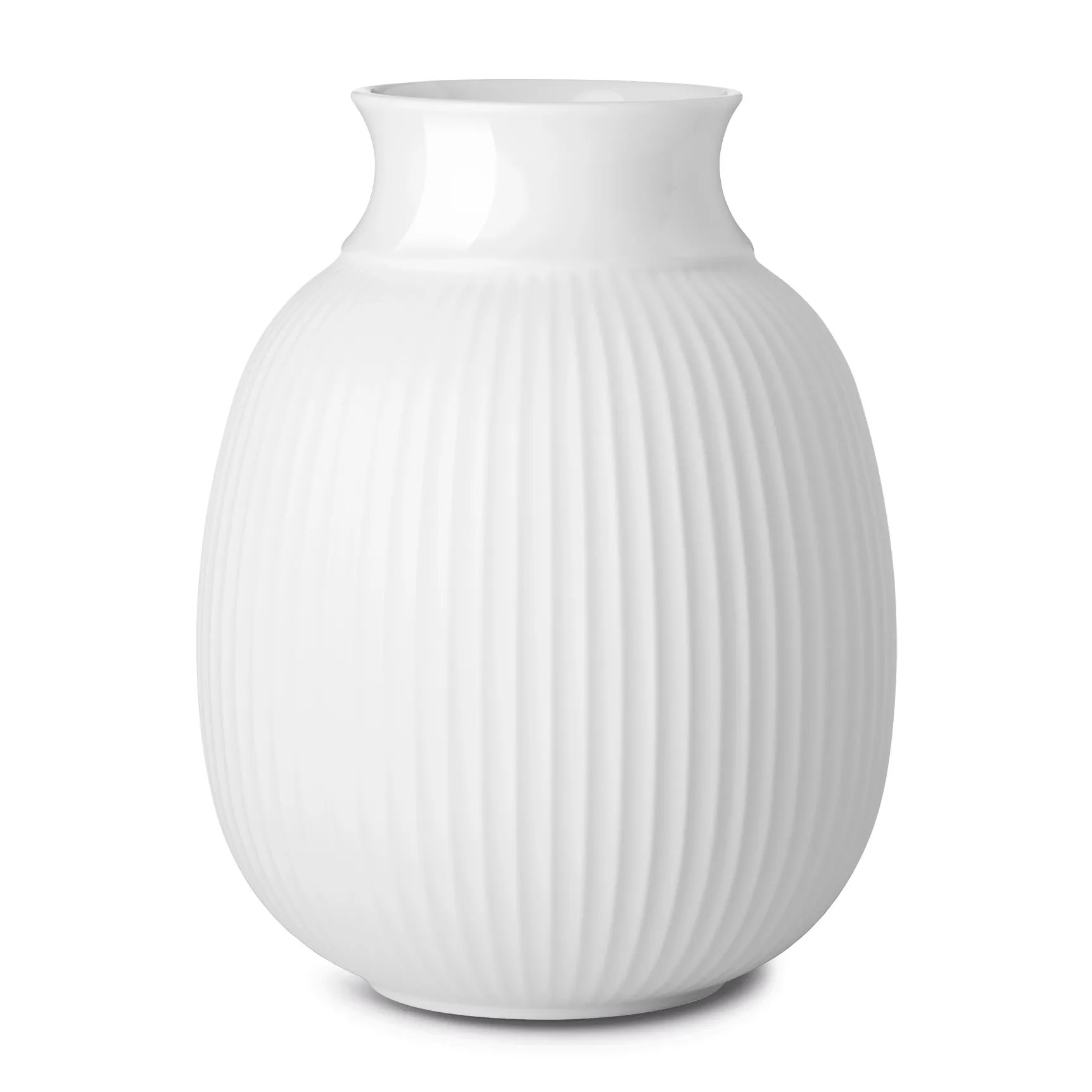 Lyngby Curve Vase 12cm, Weiß Lyngby Porcelæn