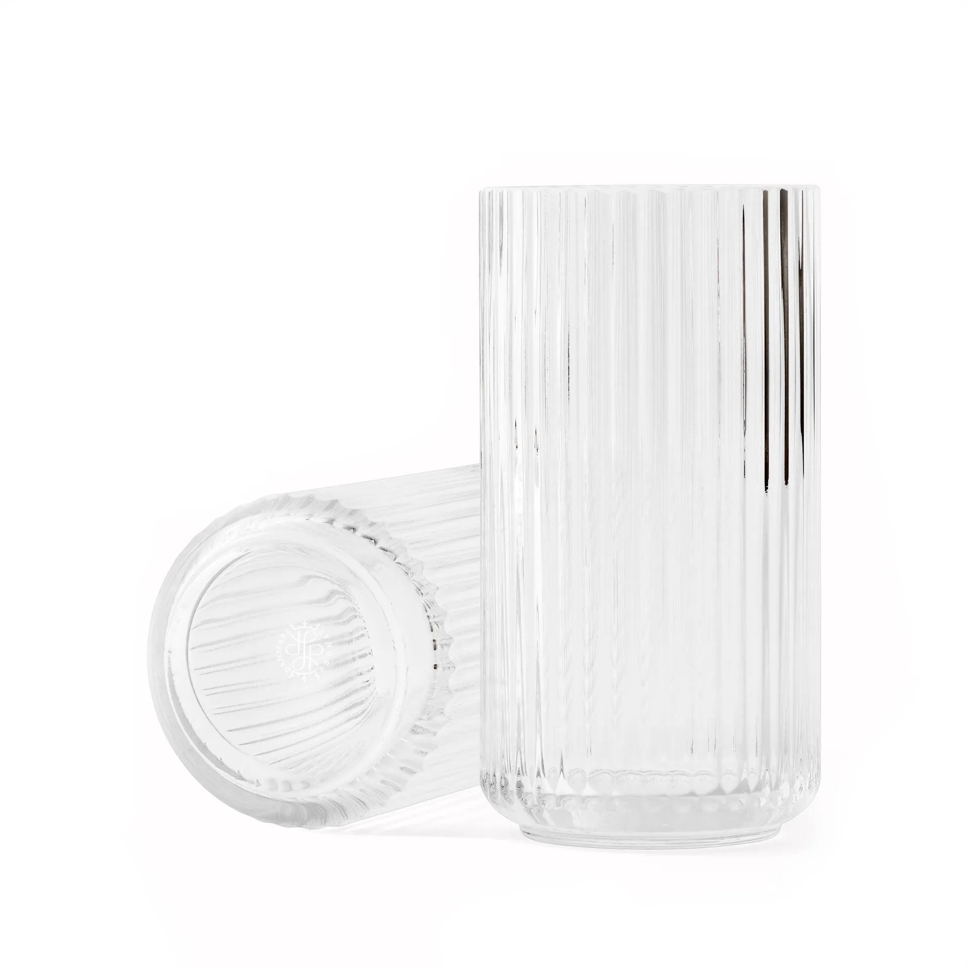 Lyngby Glas-Vase klar, 20cm Lyngby Porcelæn